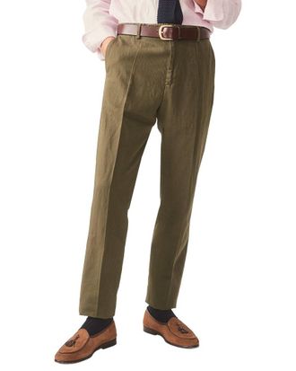J.McLaughlin J. McLaughlin Green Oxford Pant
