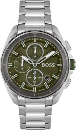 HUGO BOSS Volane Chronograph - Heren - Accessoires - Groen - Maat: 43 MM