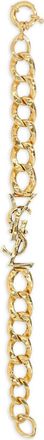 Saint Laurent Cassandre schakelarmband - Goud