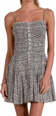 Elan Zola Mini Dress In Black