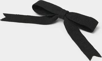 Simons Womens Wool-like bow barrette