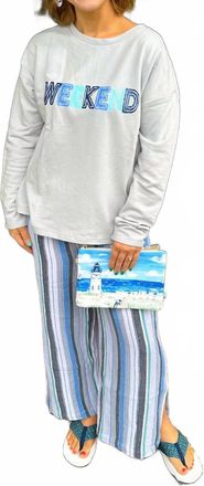 Escape Graphic Weekend Pullover In Dune