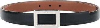 Roger Vivier Belle Vivier Doubleface Belt P.20 - Dames - Riemen - Zwart - 90 CM - Accessoires