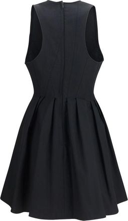 Max Mara Womens Black Cotton Casual Dress