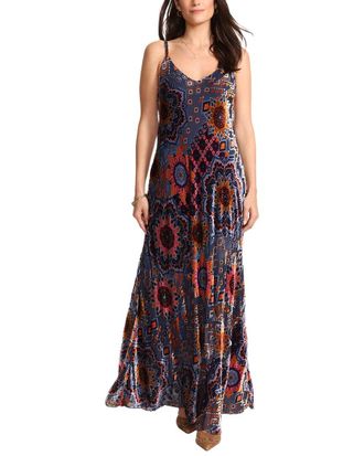 Johnny Was Kanako Silk-Blend Dress