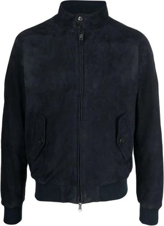 Baracuta G9 Suede - Heren - Bomber jackets - Zwart - XL - Katoen - Jassen