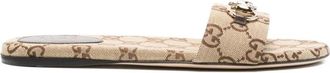 Gucci Sandal met paardenbit - Dames - Sandalen - Beige - 36 EU - Schoenen