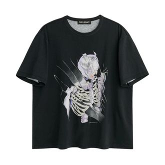 Our Legacy T-Shirts, male, Black, Size: 2XL New Box T-Shirt