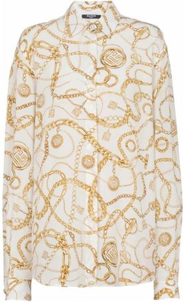 Balmain Mujer, Blusas y Camisas, Amarillo, Talla: XS