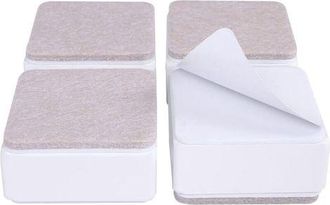 OEM Elevador De Muebles De Acero Al Carbono De 3 Cm, Elevador De Cama De Acero Al Carbono De 6 Cm, Altura De Muebles Cuadrados Blancos De 3 Cm
