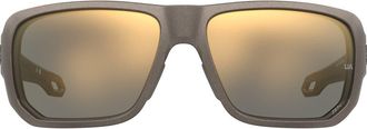 Under Armour Attack MD 60mm Rectangle Sunglasses in Brown Metlzed at Nordstrom Rack