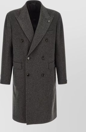 Tagliatore wool double-breasted coat