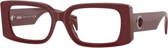 Versace Rood Montuur Bril Ve 3362U 5487 - unisex - Brillen - Rood - 53 MM - Accessoires