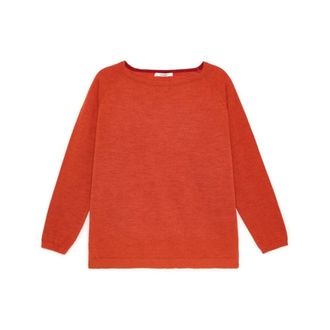 Maliparmi Maliparmi, Dames, Truien, Oranje, Maat: XS Wol