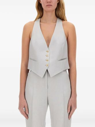 Tom Ford Mouwloos gilet met knopen - Grijs