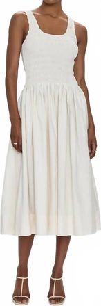 Pistola Denim Alessia Drop Waist Dress In Shell