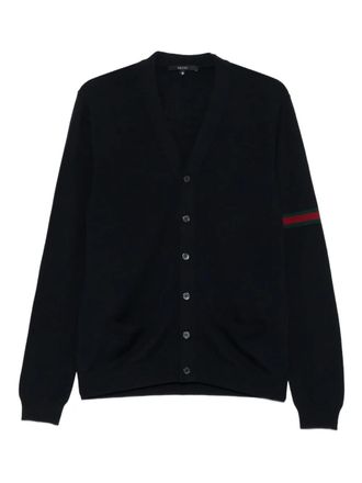 Gucci button-fastening cardigan - men - Fabric - M - Blue