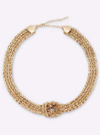 Heine Collier HEINE, Damen, Gr. Metall, gold (goldfarben), Halsketten Collier