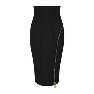 Elisabetta Franchi Dames, Rokken, Zwart, Maat: XS