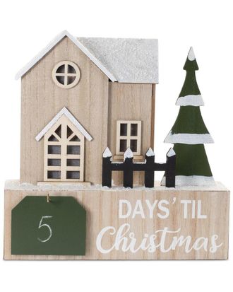 Melrose International Led House Christmas Countdown