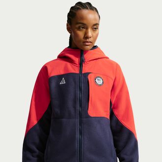 Nike Womens Nike ACG x United States Olympic Team Full-Zip Jacket in Blue | IB7302-451