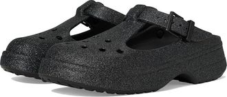Crocs Classic Mary Jane Clogs, Mary Janes for Women Slippers Black Glitter : Mens 8 - Womens 10 Medium, EVA