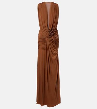 CHRISTOPHER ESBER Ripple draped jersey gown