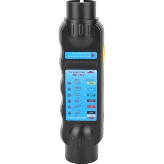 OEM Probador De Tomas De Corriente De 12 V Para Camiones Y Remolques, Herramienta De Prueba De Resistencia De Circuito Iluminada