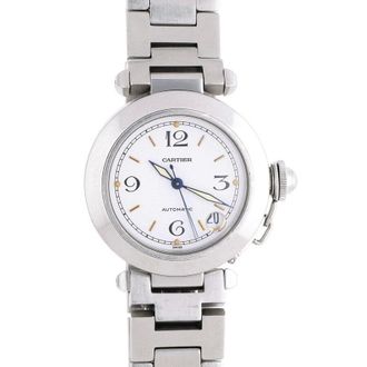 Cartier Pre-owned Cartier Pasha Automatic White Dial Ladies Watch W31015M7