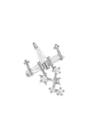 Girls Crew Star Wars X-Wing Ear Cuff in Silver at Nordstrom