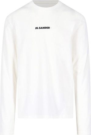 Jil Sander Logo T-Shirt - White