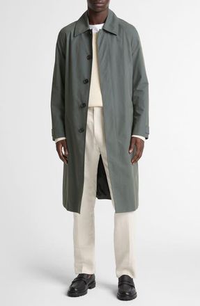 Vince Single Breasted Trench Coat in Slate at Nordstrom, Size Xx-Large