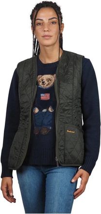 Barbour Gewatteerd Fleece Gevoerd Dames Gilet - Dames - Bodywarmers - Groen - M - Jassen