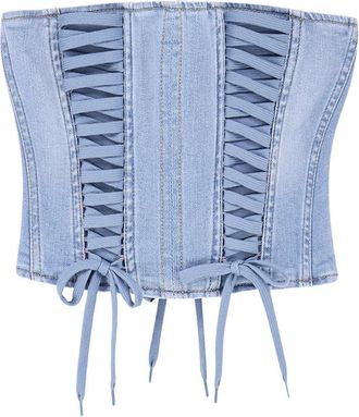 Elisabetta Franchi Mujer, Camisetas, Azul, Talla: L