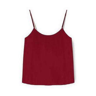 Motivi Tops, Dames, Rood, M, Satijn, Sleeveless Tops