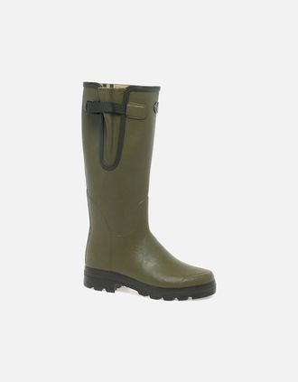 Le Chameau Mens Vierzon Jersey Mens Wellingtons - Green - Size: 10