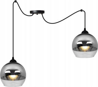 OEM Elegante L&aacute;mpara Colgante Led Ara&ntilde;a Cromada