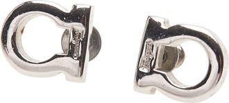 Ferragamo Metal Stud Earrings (Pre-Owned)