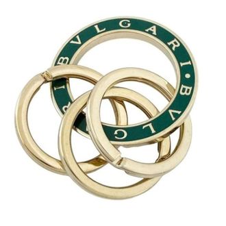 Bulgari Pre-owned Canvas Keyring - Dames - Pre-owned - Geel - Maat: ONE Size