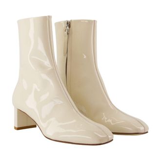Aeyde Womens Millie Ankle Boot White Calfskin
