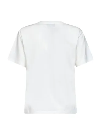 Max Mara Embroidered Butterfly T-Shirt - White