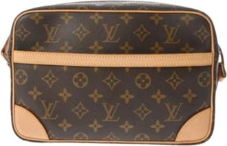 Louis Vuitton Pre-owned Cross Body Bags, female, Brown, Size: ONE SIZE Pre-owned Vintage Monogram Canvas Shoulder Bag