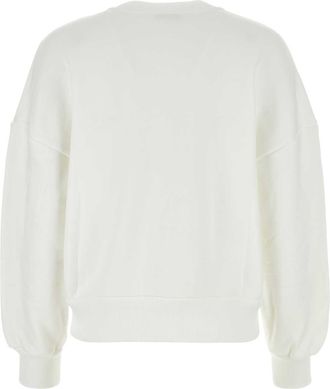 Alexander McQueen Alexander Mcqueen Womens White Cotton Sweatshirt - Size EU 36 (Womens)