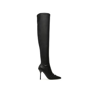 Karl Lagerfeld Over-knee Boots, female, Black, Size: 11 US Sarabande Stretch Knee Boot