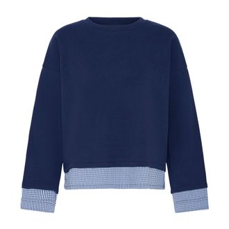 Ichi Su&eacute;ter Ihpinda Mix - Blouses & Shirts - Mujer - Azul - XS