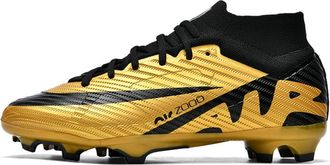 Generic Youth Grass Court Sneakers with Removable Spikes for Men and Women Football Training, Spikes - Black Gold, 5.5 UK