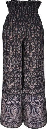 Veronica Beard Pantaloni con stampa paisley - Nero