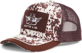 Boys Lie First Rodeo Trucker Hat in Black at Nordstrom Rack