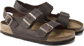 Birkenstock Milano 0034871 Sandals Habana Oiled Leather Slide HAWK250