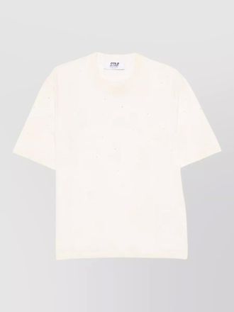 Golden Goose cotton crew neck t shirt graphic design